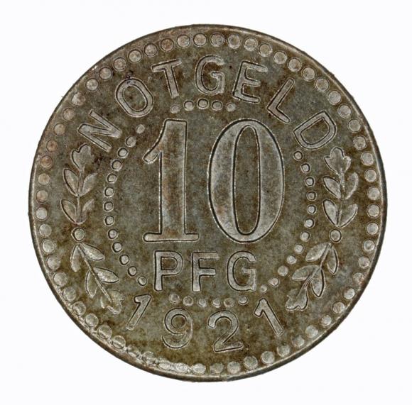 10 fenigów 1921 Gosswitz Saksonia