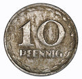 10 fenigów 1919 Mannheim Badenia