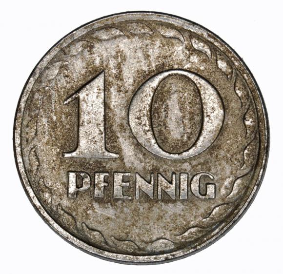 10 fenigów 1919 Mannheim Badenia