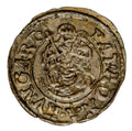 Denar 1627 Ferdynand II Habsburg Węgry Kremnica