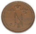 10 pennia 1914 Mikołaj II Romanow Finlandia okupacja rosyjska Helsinki