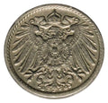5 fenigów 1906 Wilhelm II Hohenzollern Niemcy Karlsruhe G